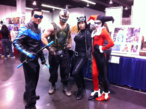 with Catwoman & Harley