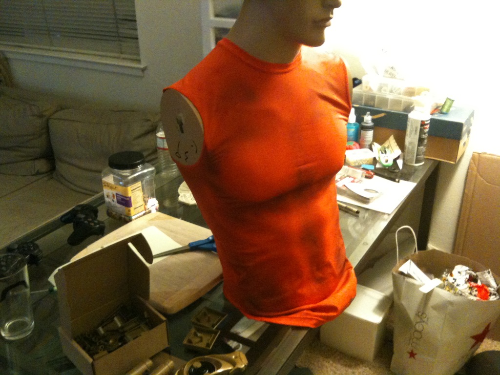 Working on the top.