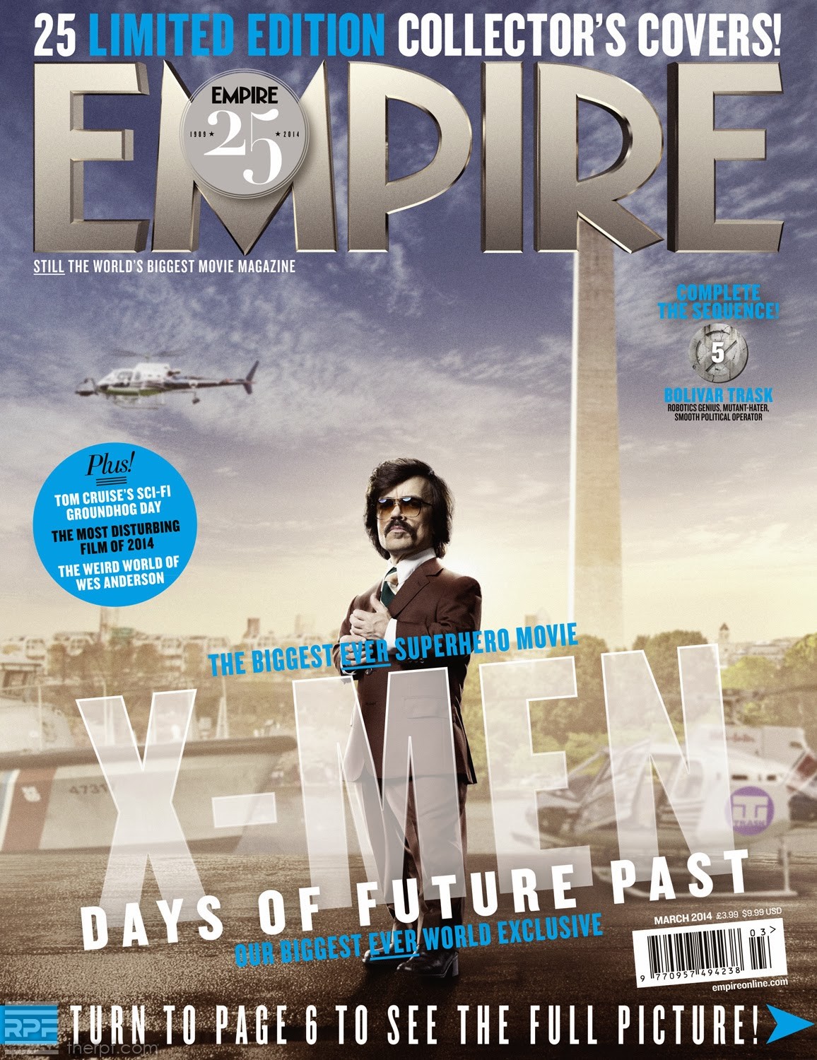 X-Men Days of Future Past - Empire Magazine Cover