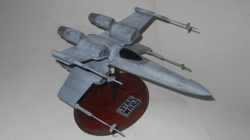 X-Wing scratch build from a Joe Johnston design.